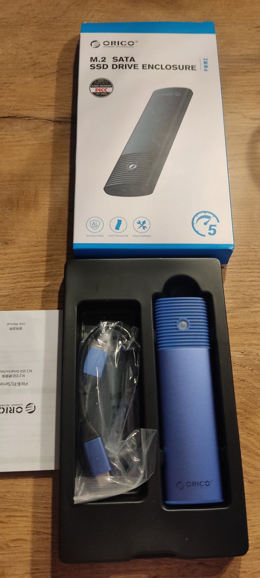 Obudowa M.2 NVME 10gbps ORICO PWM2-G2