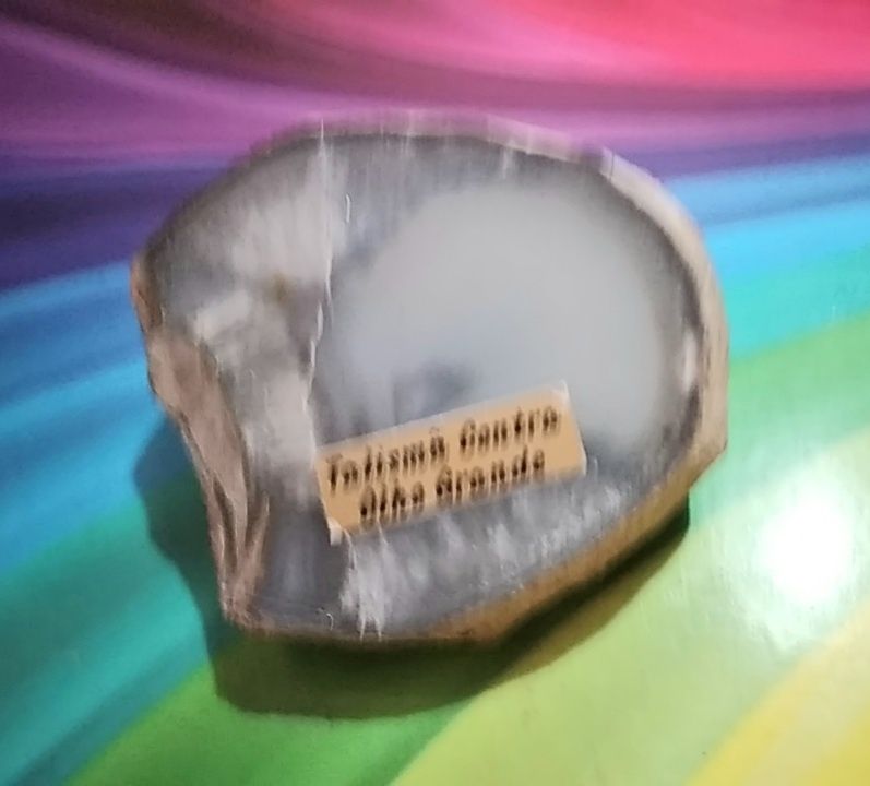 Placa de ágata contra o mau olhado