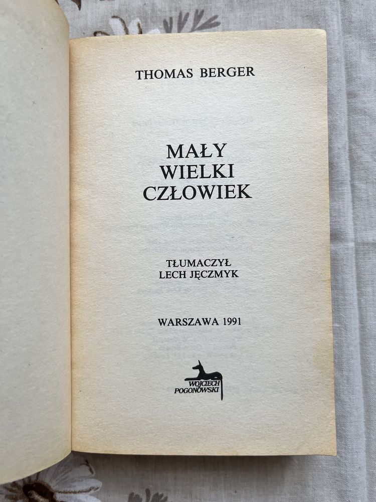 Mały wielki człowiek Thomas Berger