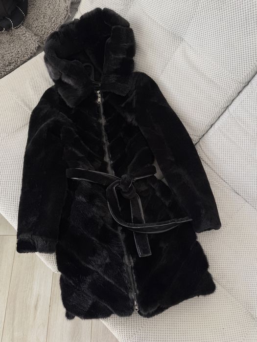 Шуба норка+цигейка норкова шуба