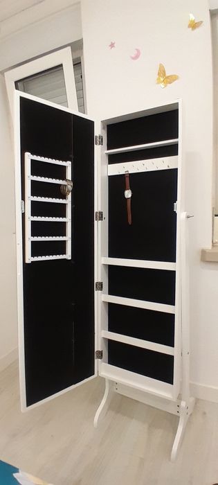 Espelho de maquiagem para senhorinhas com Perfumace e guarda jóias