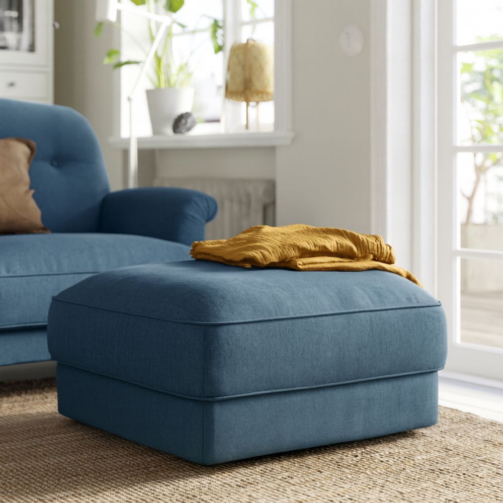 Puff Ikea Esseboda azul