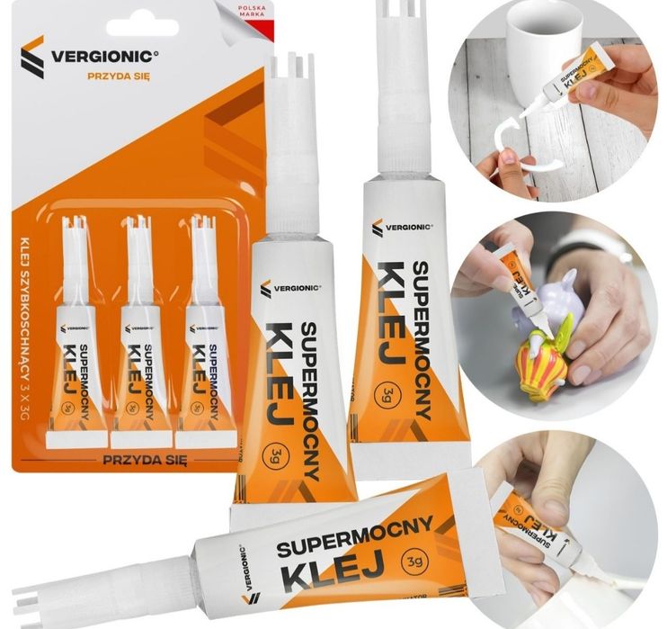 Klej supermocny 12sztuk