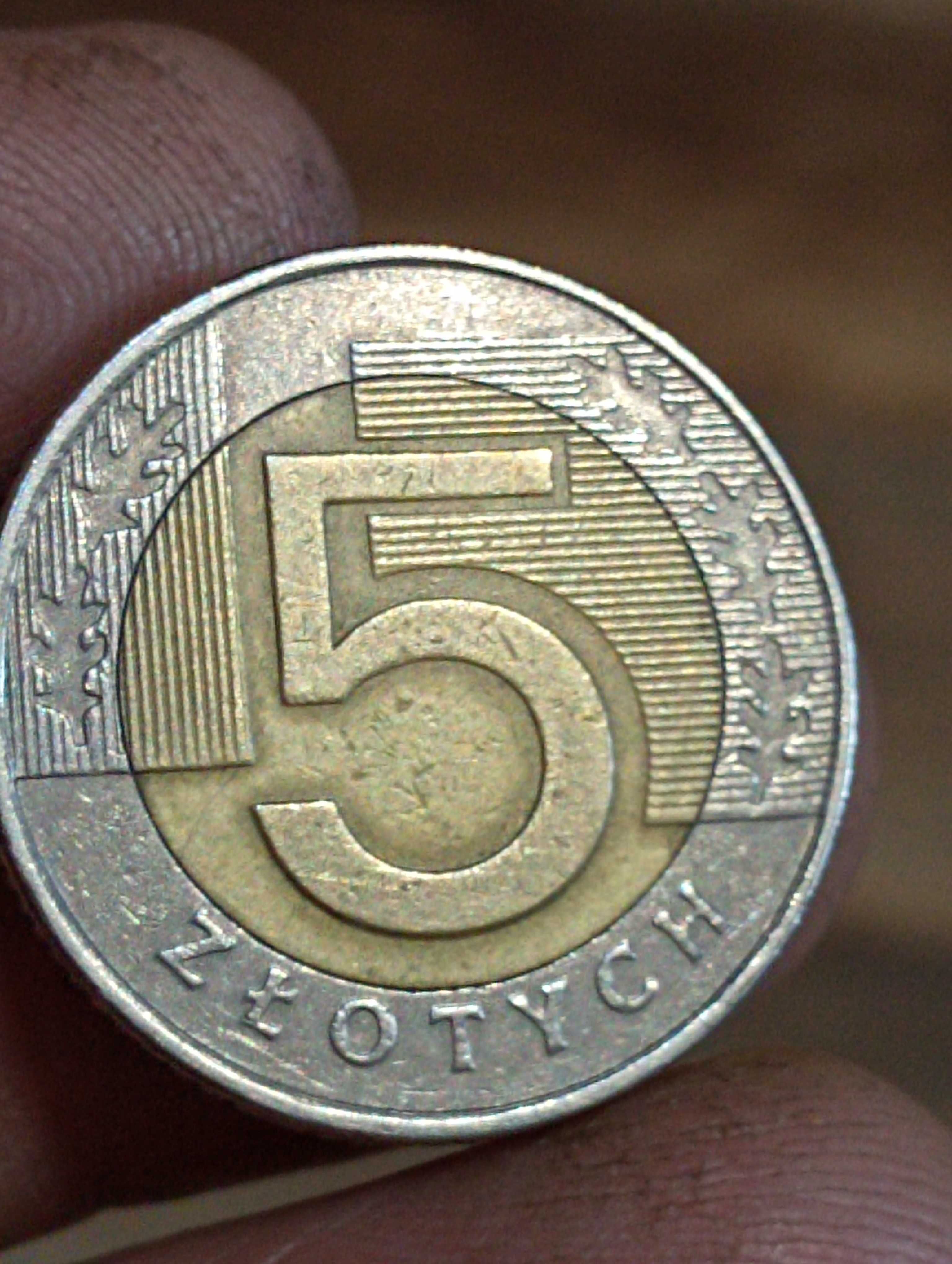 Moneta  5 zloty 1994 rok