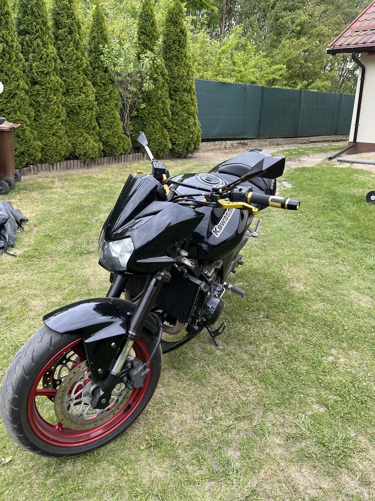 Kawasaki Z750 zarejestrowany na A2
