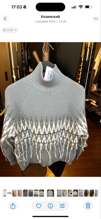 Светр Fabiana Filippi Knit Sweater – made in Italy