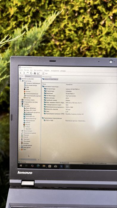 Lenovo ThinkPad W540  i5-4210M 8ГБ DDR3 SSD 256ГБ  15.6” FHD