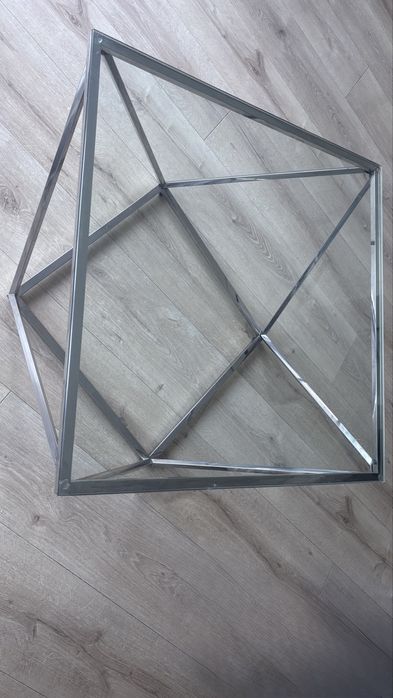 Stolik kawowy szklany 80x80