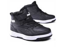 Buty Dziecięce Puma Rebound Joy Fur ocieplane czarne - 29 WYSYŁKA 24H