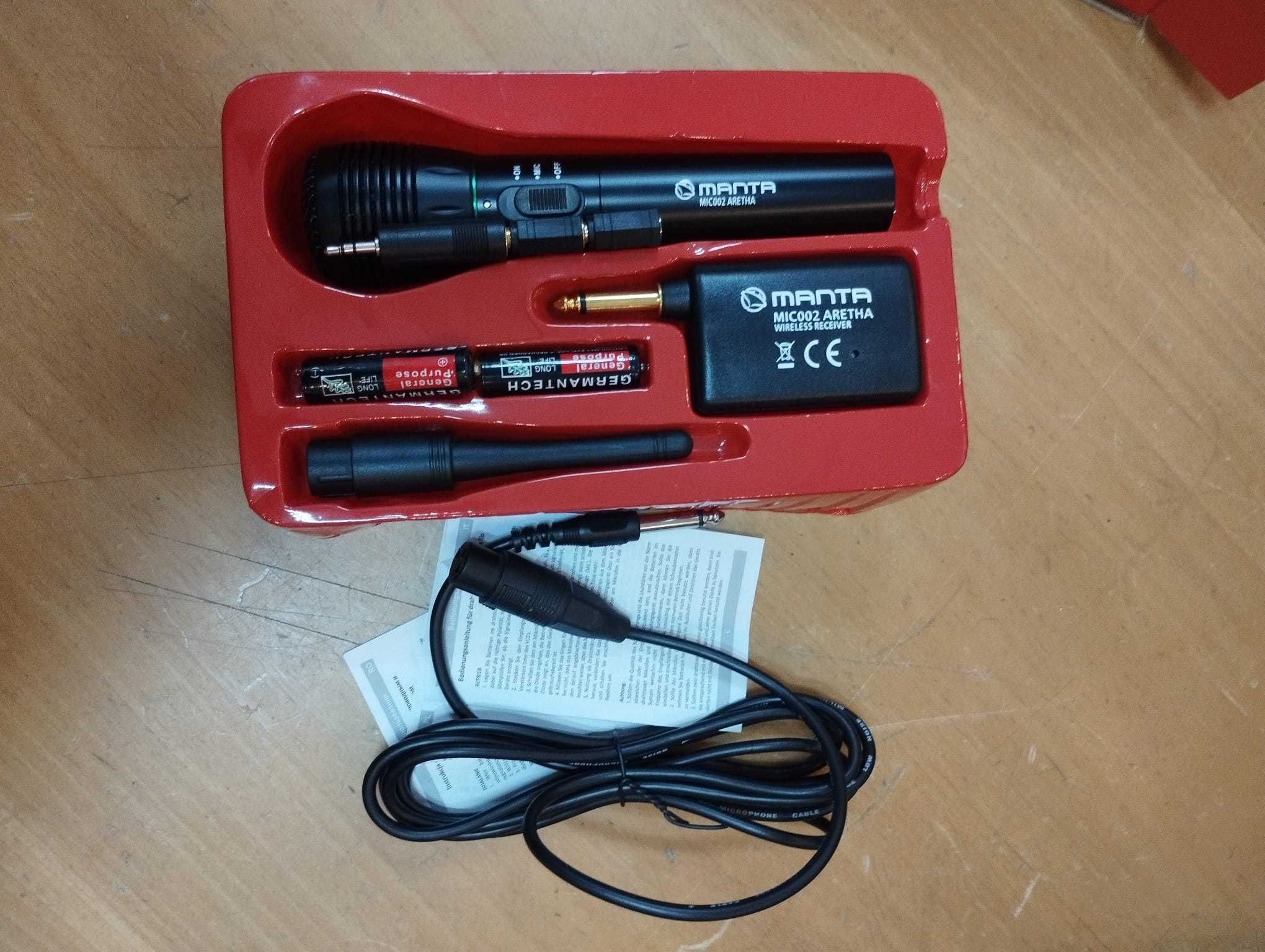 Microfone Sem Fios Manta para Karaoke Aretha (MIC002) - NOVO