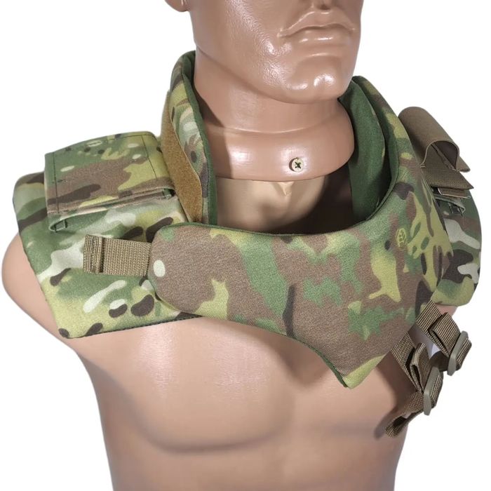 Захист шиї та ключиць 2 клас захисту Cordura 1000D. Сертифікований.