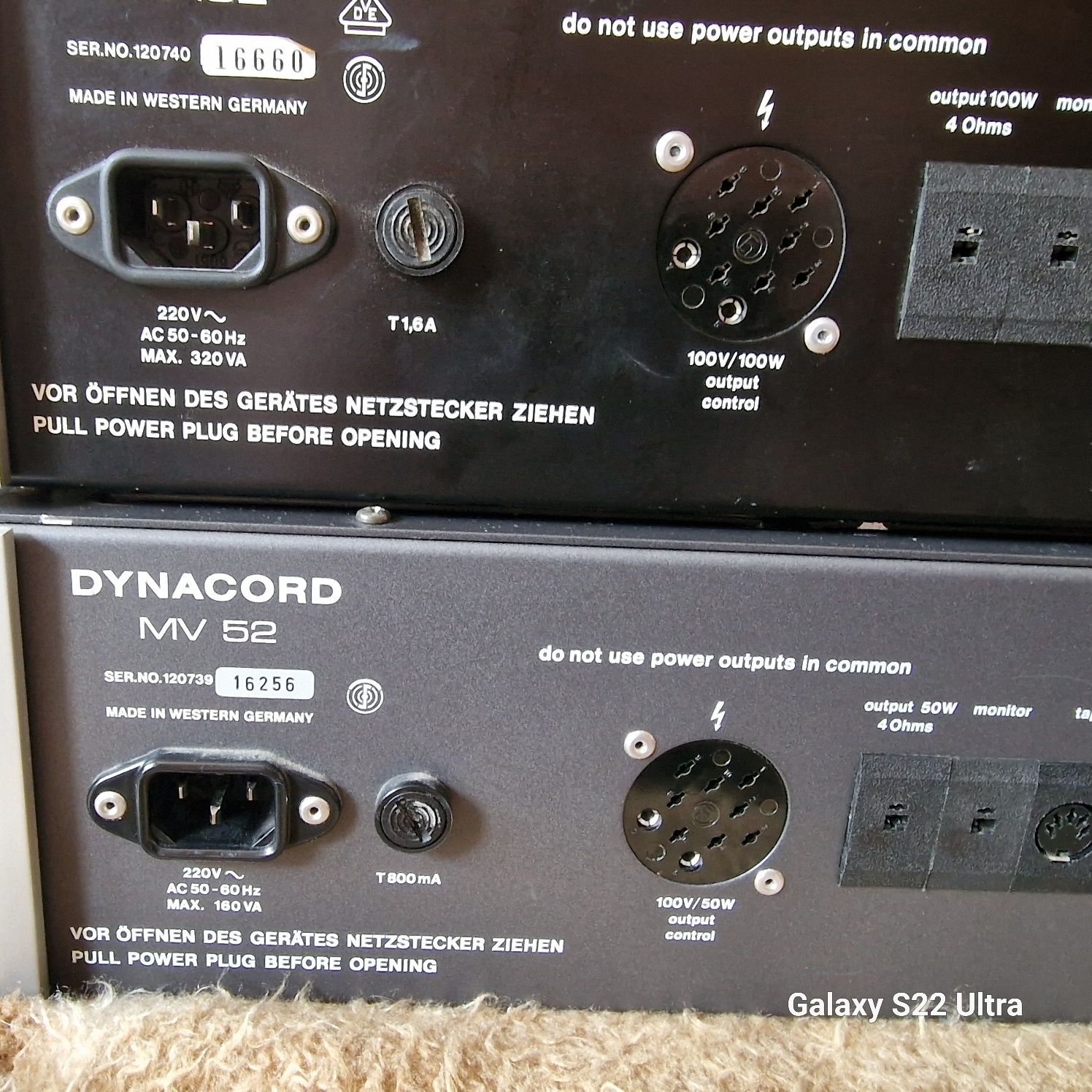 Dynacord MV 102 i MV 52