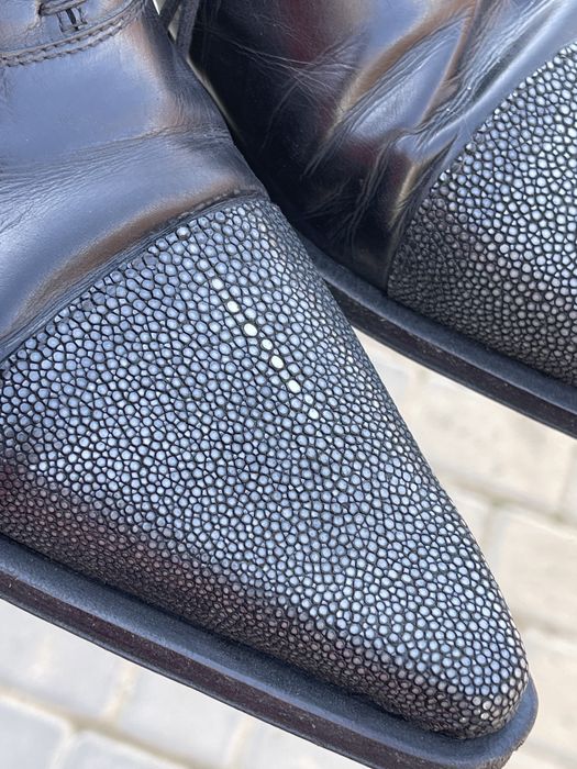 Туфли с кожей ската Cesare Paciotti