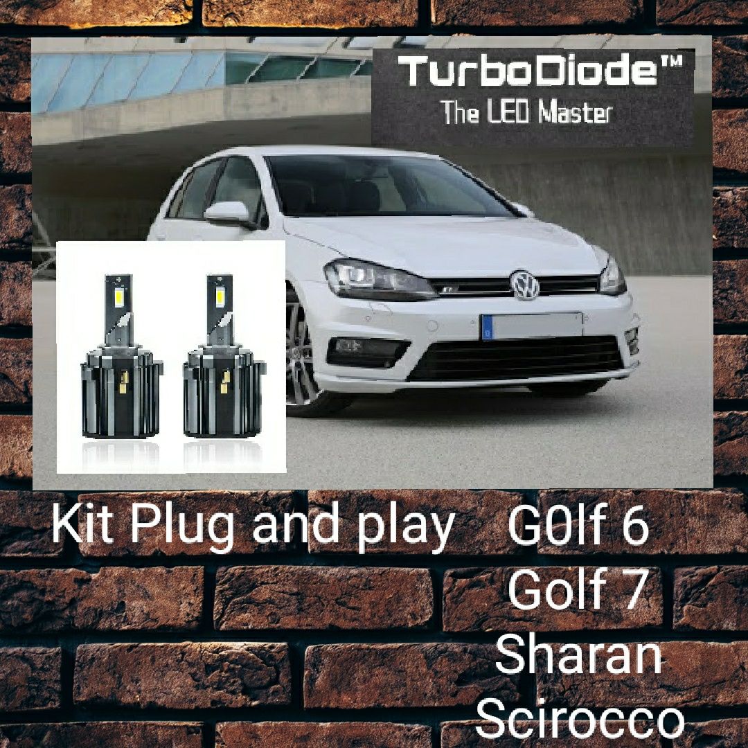 Led H7 especifico para Golf 6, Golf 7 Scirocco Touran Tiguan Sharan