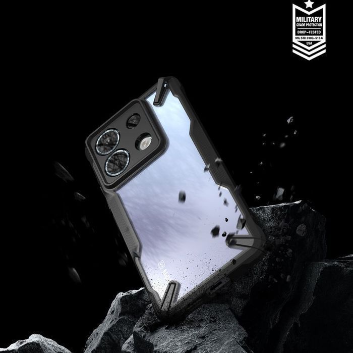 Etui Ringke FusionX Xiaomi Redmi Note 13 Pro 5G / Poco X6 5G - Czarny