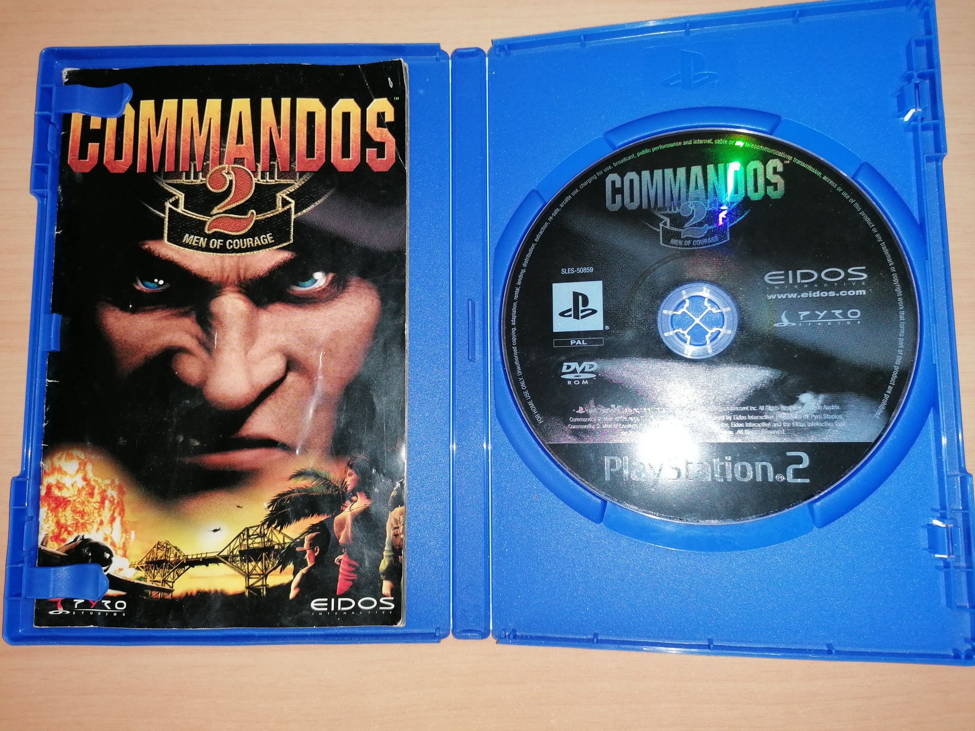Jogo PS2 ( PlayStation 2 ) Commandos 2 - Men of Courage