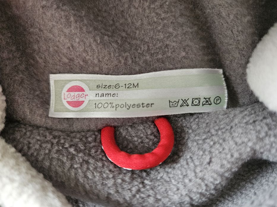 Czapka polarowa z uszkami i wiązaniem Lodger