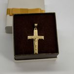 złota zawieszka 585 3,32gram 4cm KRZYŻ WYSYŁKA GRATIS