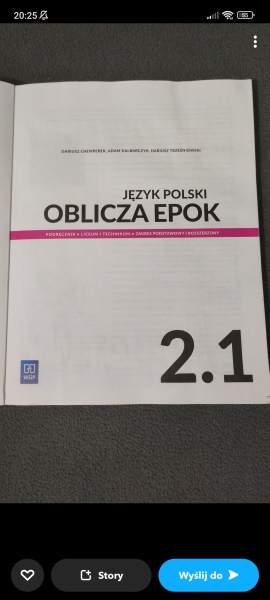 Książka język polski Oblicza Epok 2.1