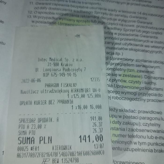 Nawilżacz powietrza