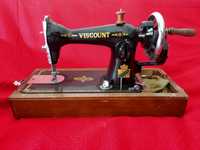Kolekcjonerska sprawna stara maszyna do szycia Viscout z dokumentacją