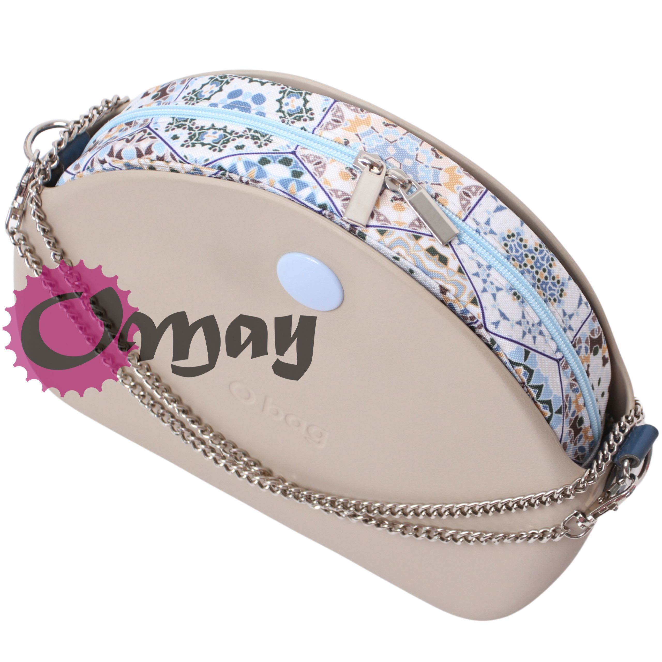 organizer do OBAG MOON LIGHT kafelki beż biszkopt 2 kieszenie OMAY