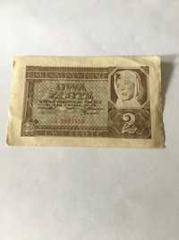 Banknot 2 złote - rok emisji 1940