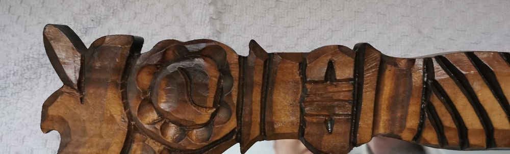 Lustro ścienne w drewnianej ramie 40/30cm