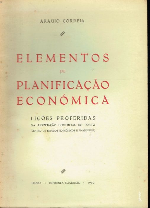 8393 - Elementos de Planificação Económica Araújo Correia