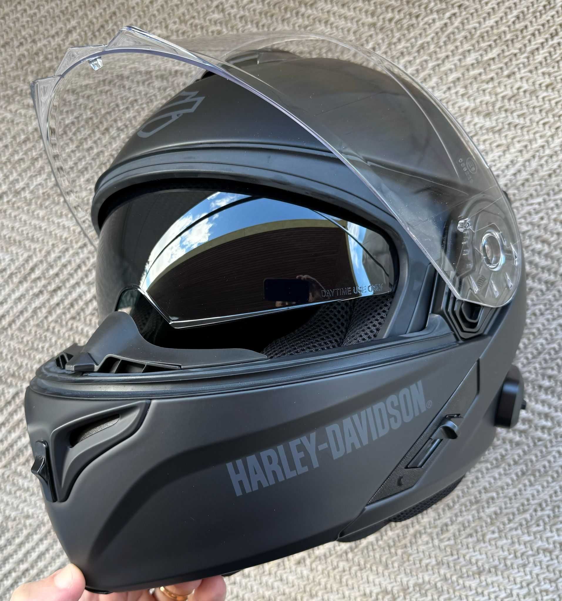 Capacete Harley-Davidson Outrush R Modular Bluetooth-Preto Mate Size S
