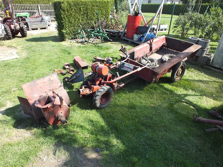 Kosiarka Listwowa MF-70 z Przyczepą + Osprzęt Całość + Kurier ŚLĄSK