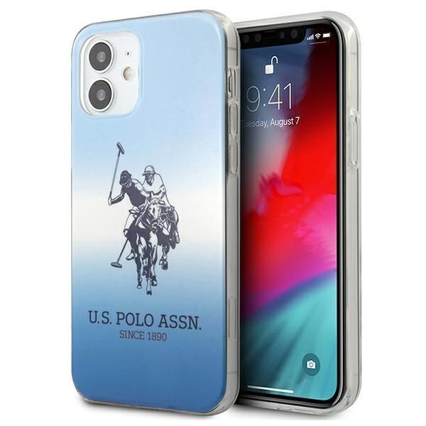 Etui U.S. Polo na iPhone 12 Mini 5,4" - Niebieska Kolekcja Gradientowa