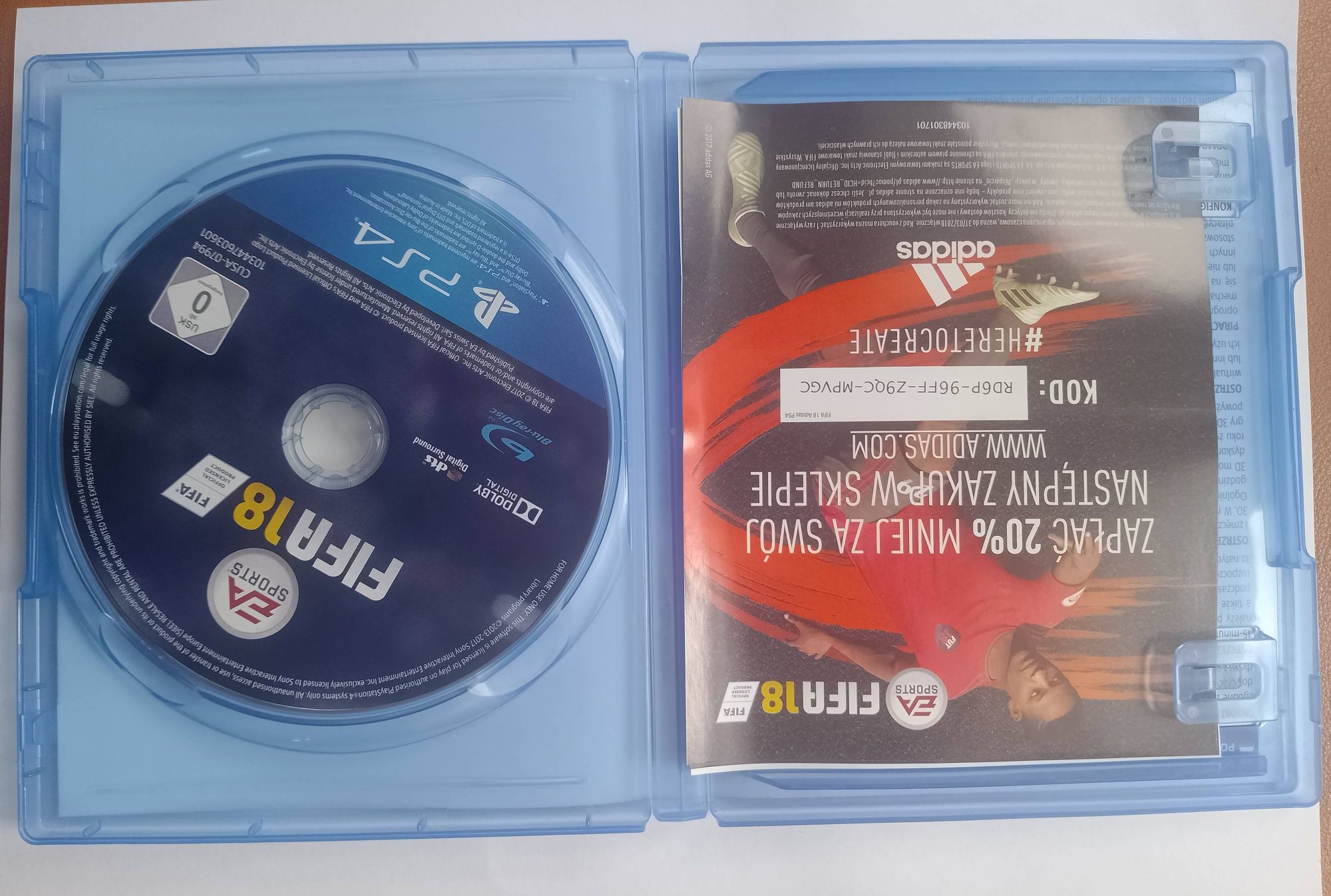 Gra FIFA 18 na PS 4