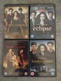 7 DVD Twilight Saga New Moon, Eclipse i Breaking Dawn Zmierzch