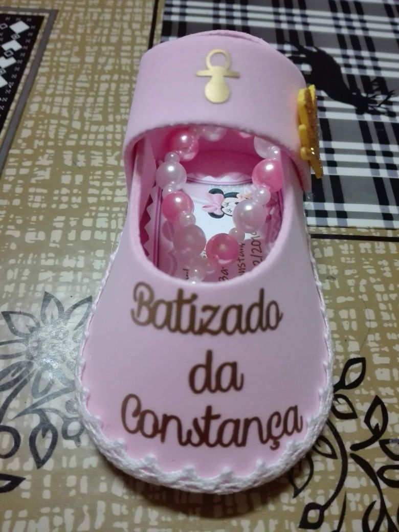 Lembrança de batizado ou chá de bebê