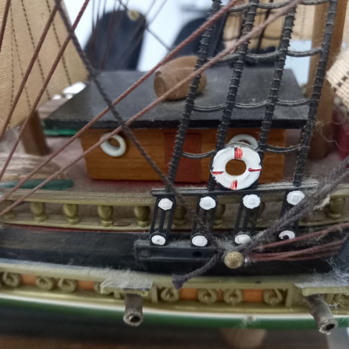 Model drewniany okrętu