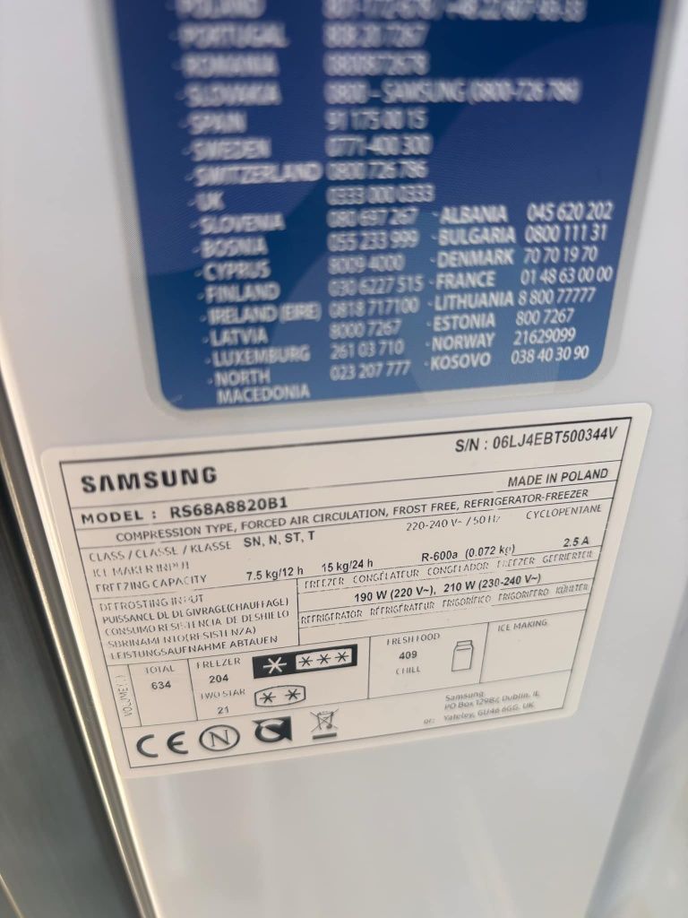 Podwójna Lodówka Samsung