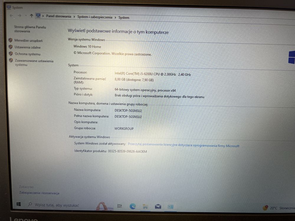Lenovo ThinkPad 13 i5 6200U 8GB DDR4 128GB SSD