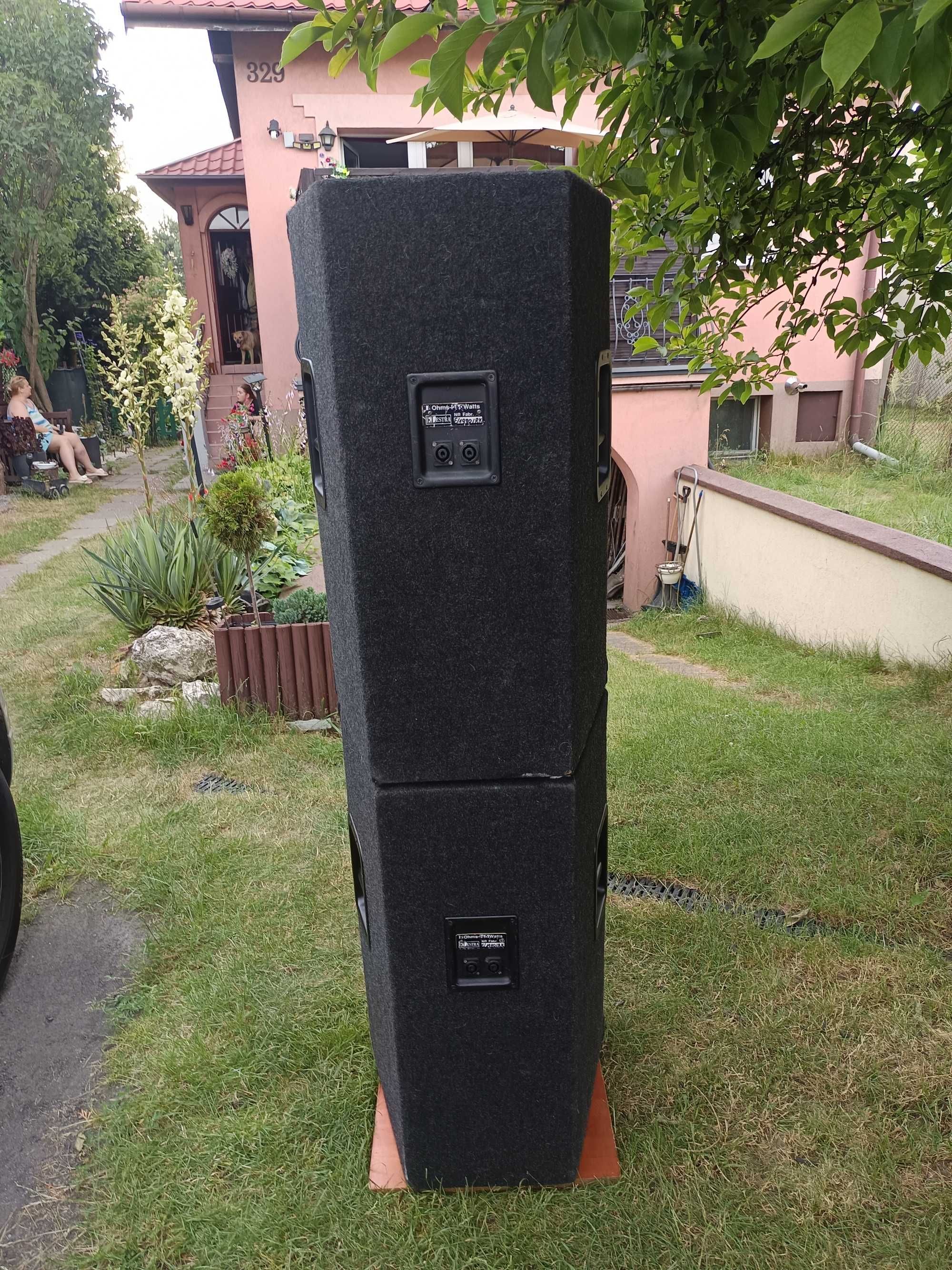 Zawodowe Nagłośnienie Estradowe ELESTRA 500 Wat dla DJ lub Zespołu