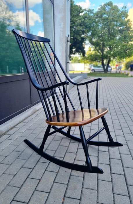 Fotel bujany Grandessa proj.Lena Larsson/Nesto,Szwecja,lata 60,vintage