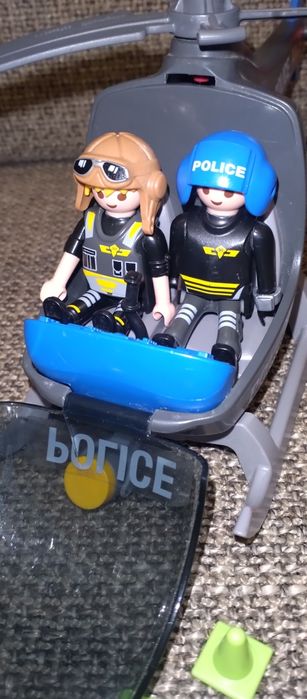 Playmobil helicóptero Policia