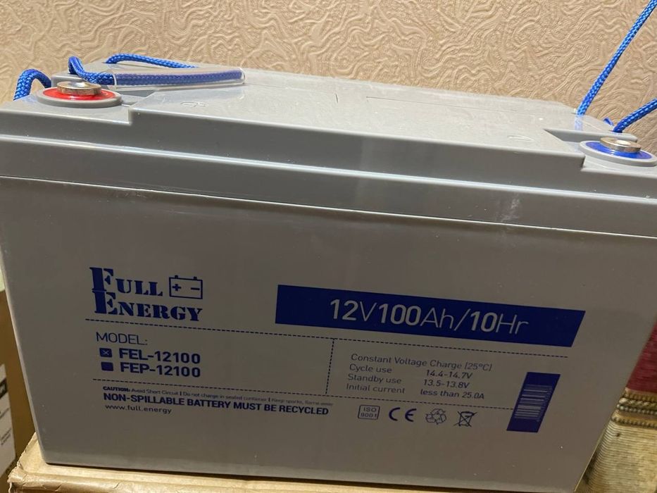 Акумулятор для ДБЖ/інвертора Full Energy 12V 100Ah (FEL-12100)