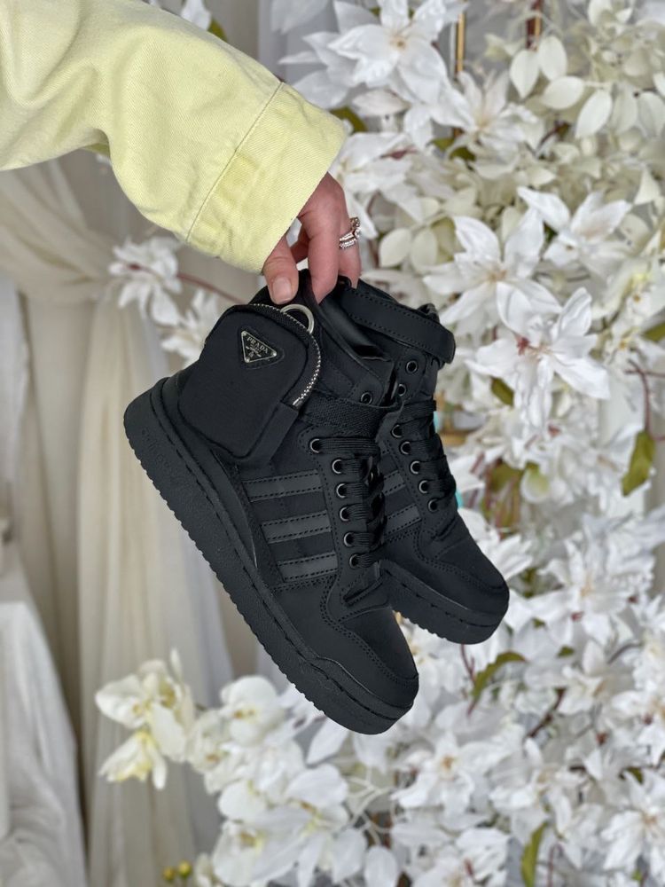Sneakersy Adidas x Prada black high