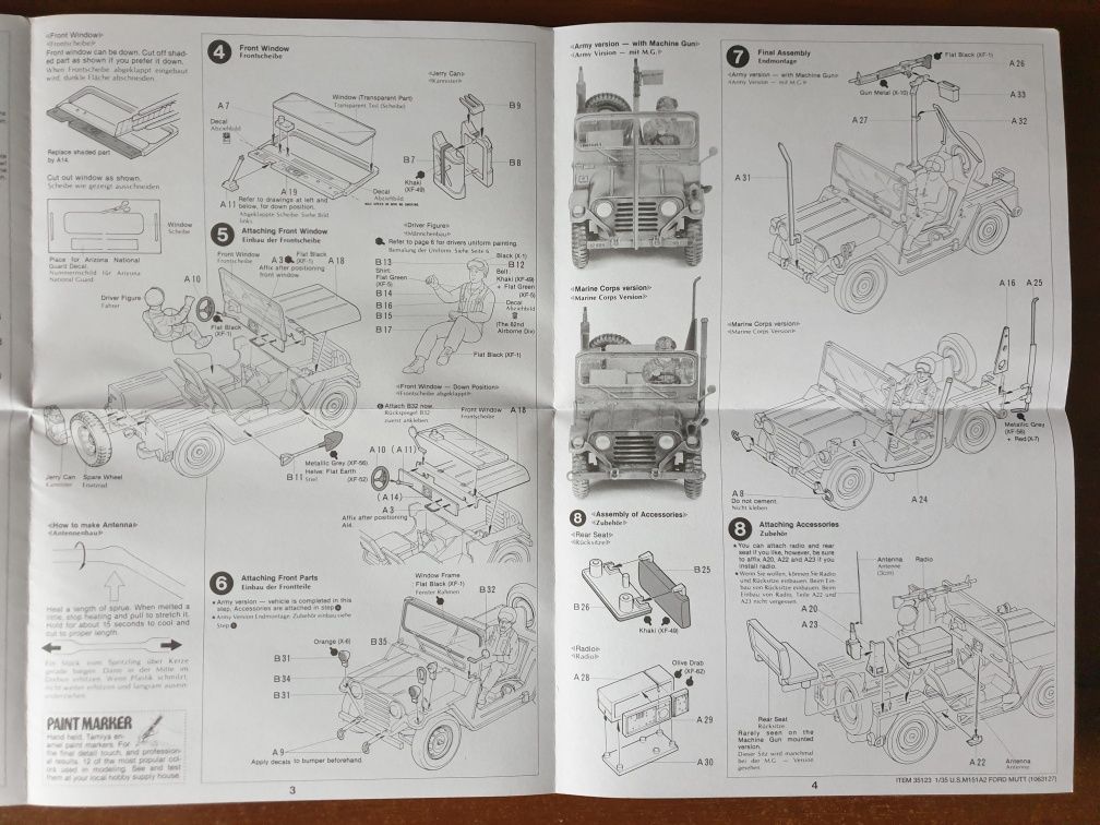 Сборная модель джип 1/35 Tamiya u.s. m151a2 Ford mutt