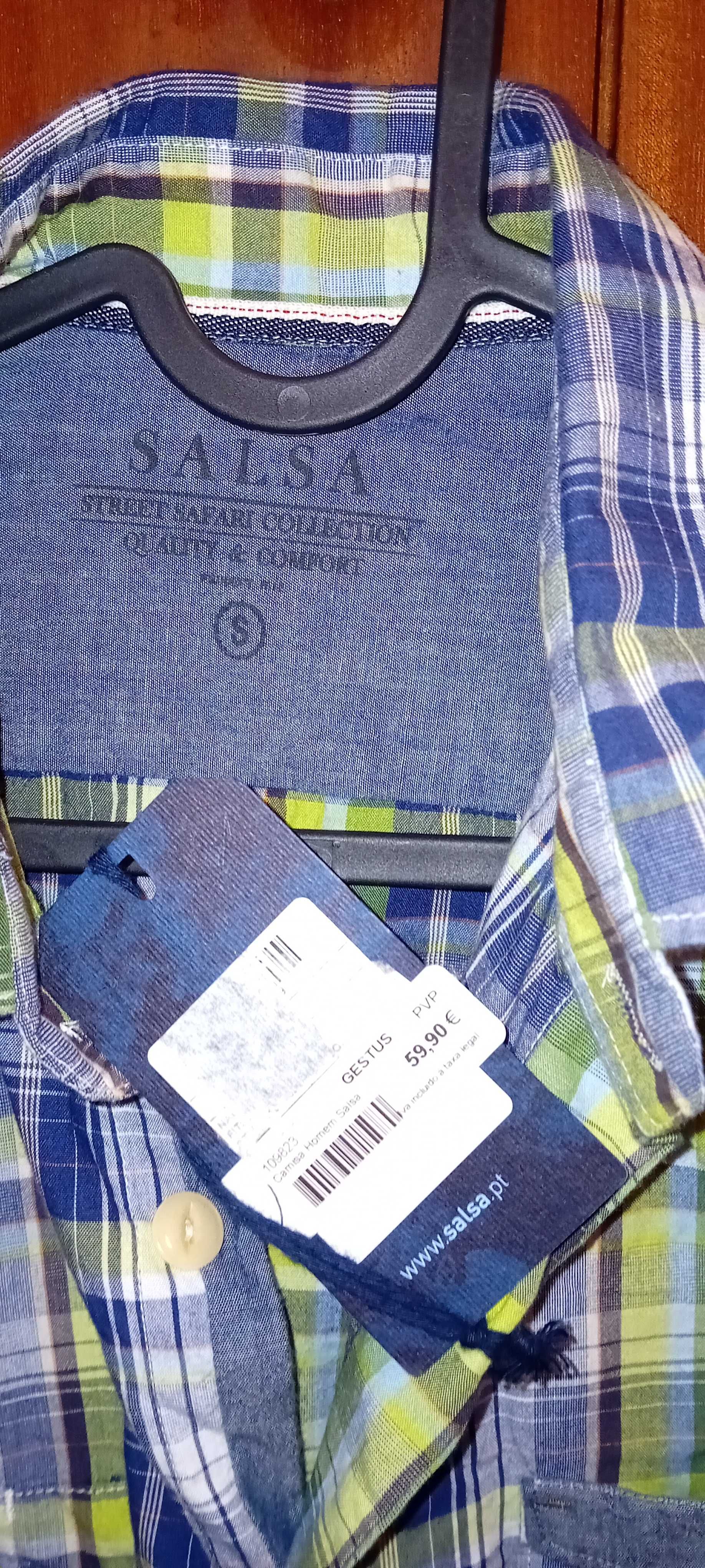 Camisa Salsa Jeans S hoje 17.5