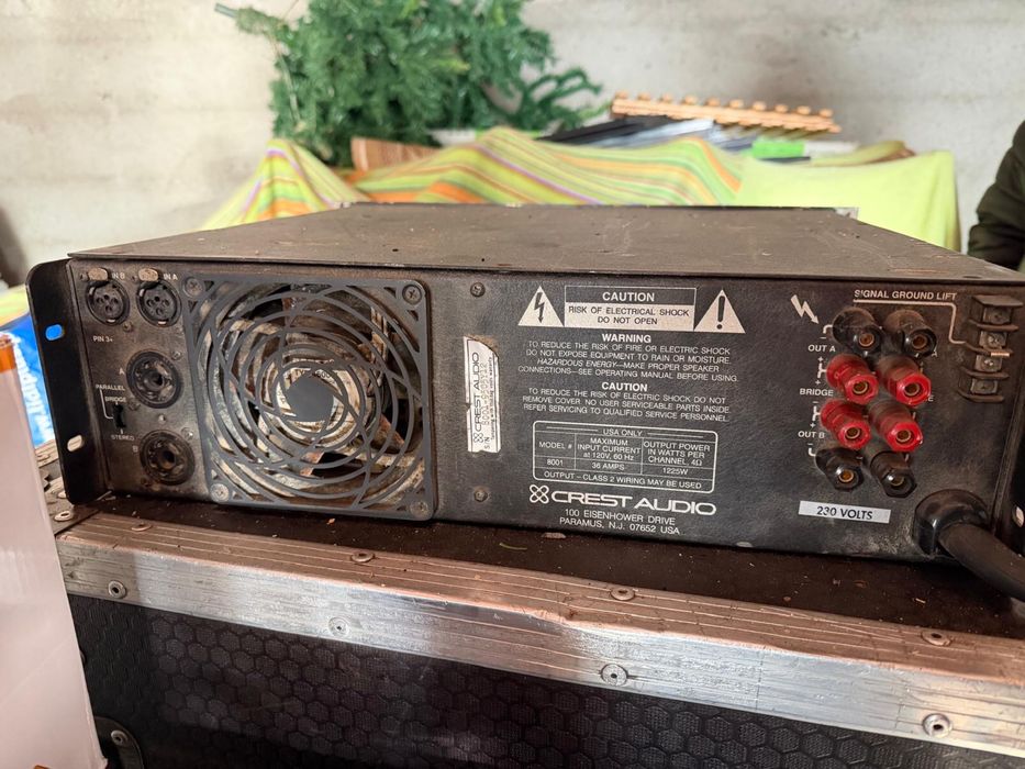 amplificador CREST AUDIO 8001