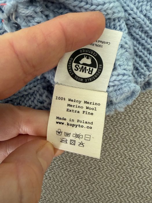 czapka merino 100% marka Kopyto 1-4 lata RWS eko