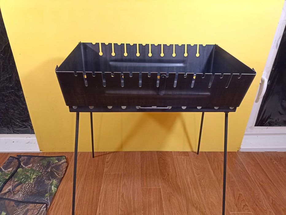 Мангал-чемодан на 6 шампуров (2.8 мм)Складной Разборной мангал Шампура