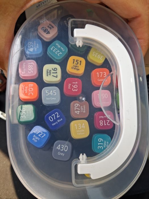 Markery artystyczne LoozzArt 30szt. Pędzelkowa końcówka Blender