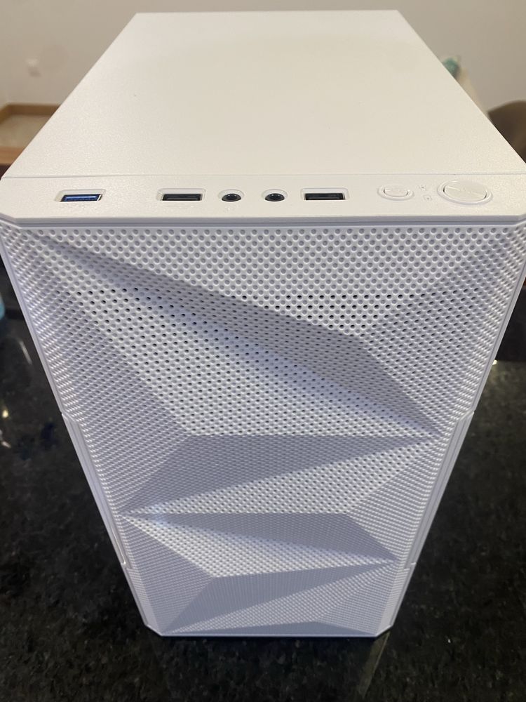Torre pc gaming m-atx + headset sem fio